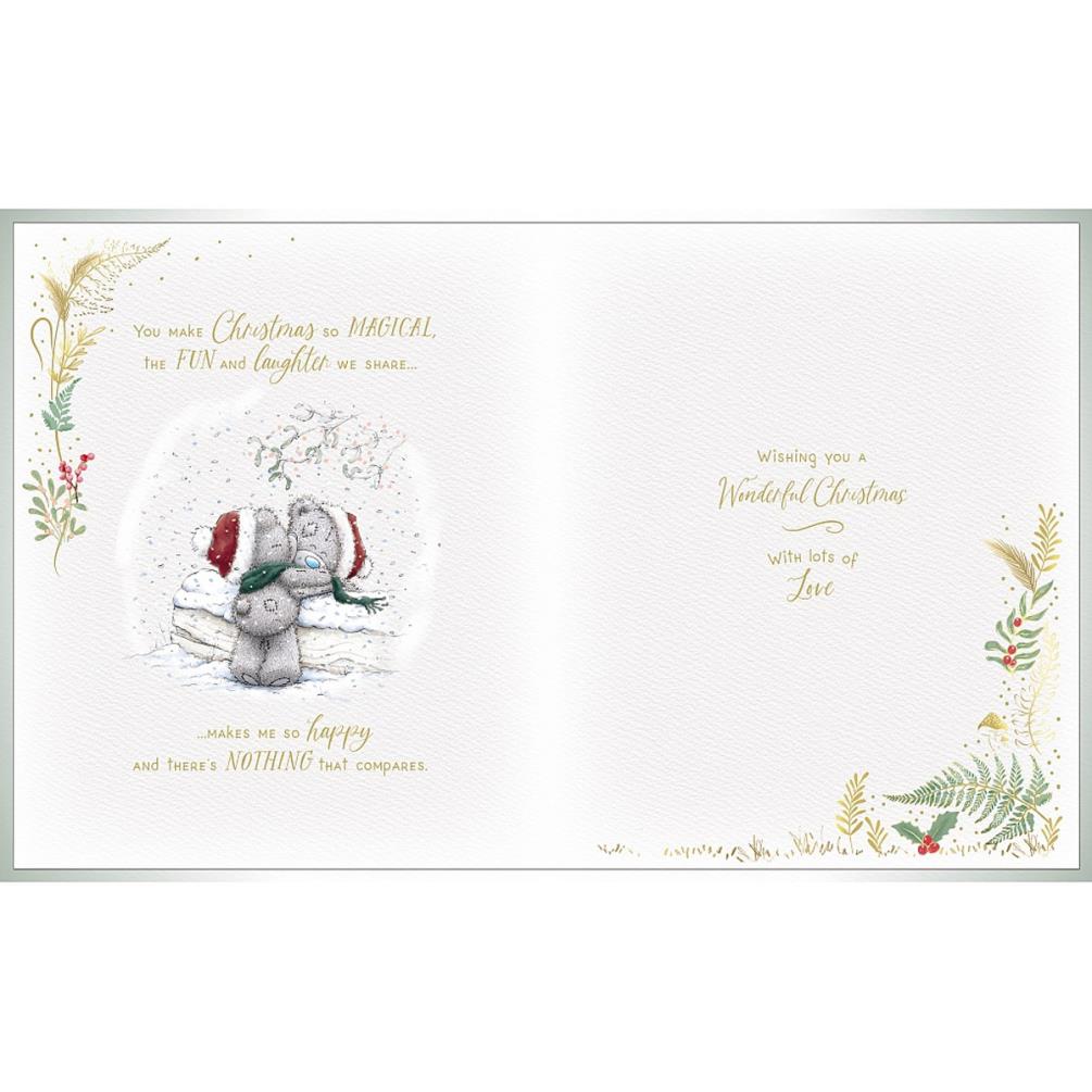 Amazing Boyfriend Me to You Bear Boxed Christmas Card Extra Image 1